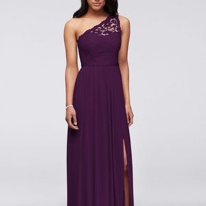 Purple bridesmaid dress